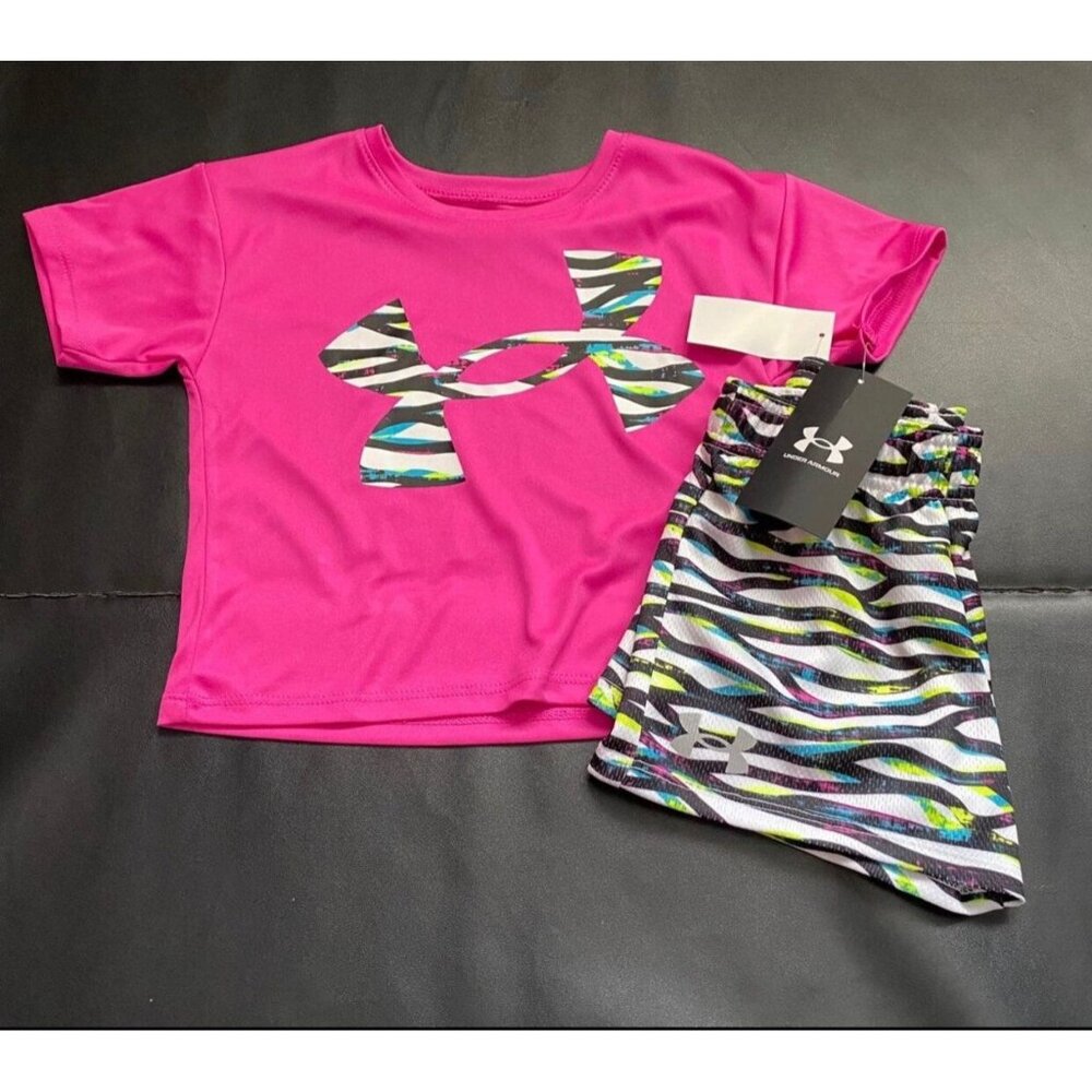NWT Under Armour Athletic Set Girls Size 5
